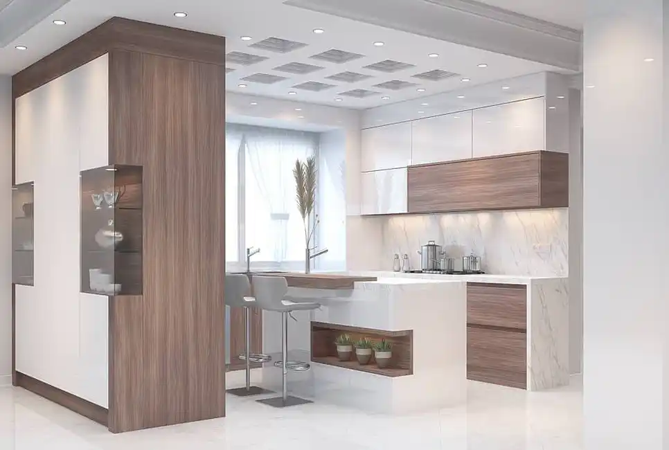 Modern kitchen features